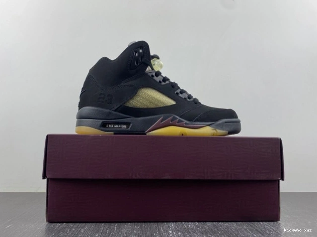 Maniere Jordan Ma Air Black 5 A x FD1330-001 0805